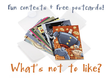 moo & postcrossing contest