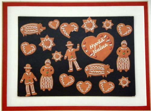 moonlessnite gingerbread postcard