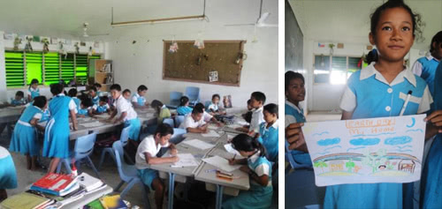 Tuvalu students